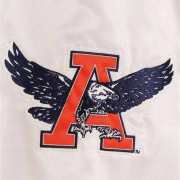 Auburn Tigers The Rookie White Satin Jacket