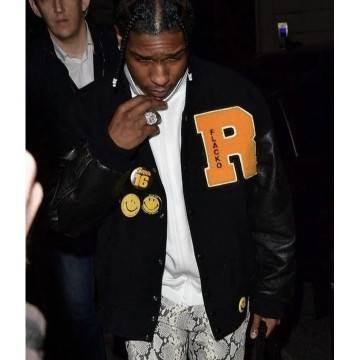 ASAP Rocky Flacko Testing in Progress Varsity Jacket