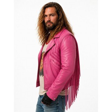 Jason Momoa A Minecraft 2025 Leather Jacket