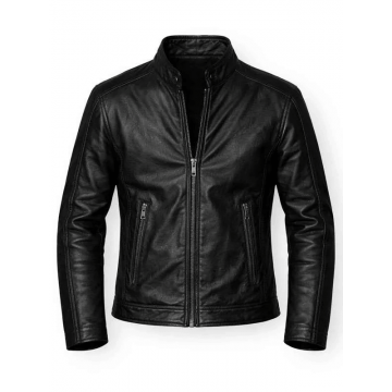 Super Bowl LX Billie Joe Armstrong Black Real Leather Jacket