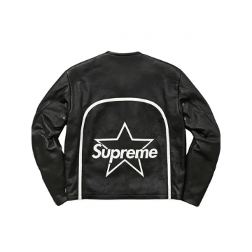 Supreme Vanson Real Leather Motorcycle Racing Jacket