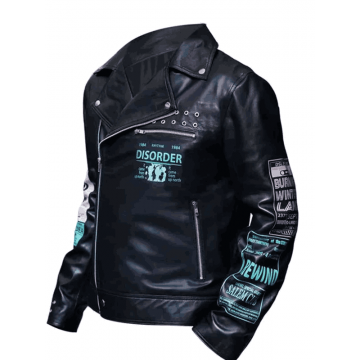 Bloody Valentine Megan Fox Black Leather Biker Jacket for Women