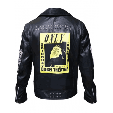 Bloody Valentine Megan Fox Black Leather Biker Jacket for Women