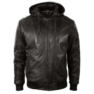 Mens Dark Brown Distressed...