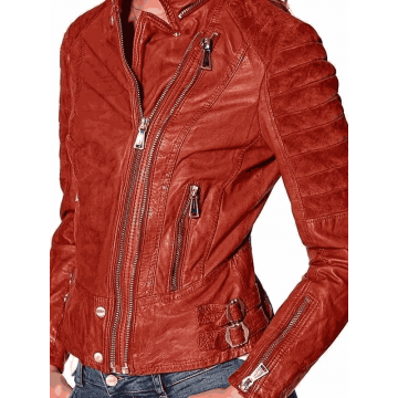 Women Classic Double Zipper...