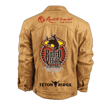 Rodeo Vegas Brown Leather Jacket for Men in Premium Real Leather