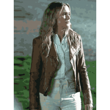 Maryanne Dice The Bondsman 2025 Brown Real Leather Jacket