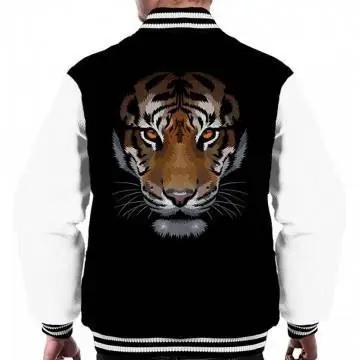 Mens Tiger Face Varsity Jacket