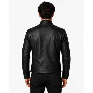 Super Bowl LX Billie Joe Armstrong Black Real Leather Jacket