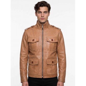 Four Pockets Men Brown...