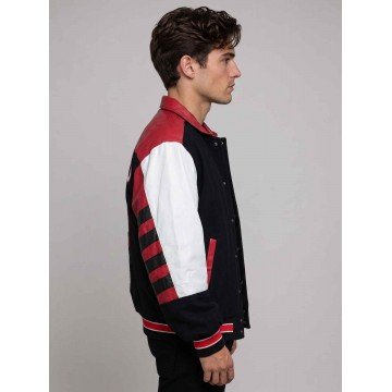Vintage Chicago Bulls Leather Jacket in Genuine Leather for Men & Women