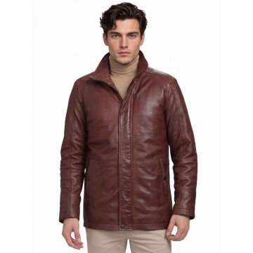 Men’s Casual Brown Real...