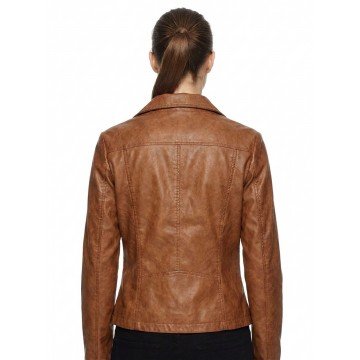 Maryanne Dice The Bondsman 2025 Brown Real Leather Jacket