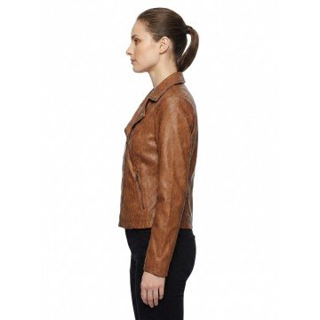 Maryanne Dice The Bondsman 2025 Brown Real Leather Jacket