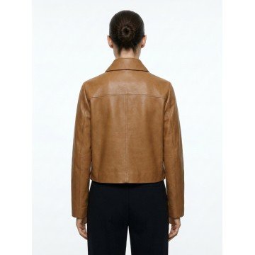 Danielle Reyes The Traitors US Season 3 Brown Leather Jacket