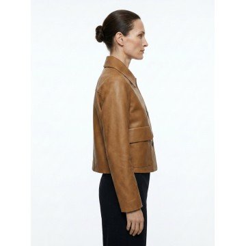 Danielle Reyes The Traitors US Season 3 Brown Leather Jacket