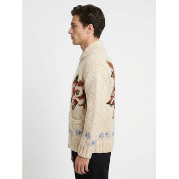 Project Hail Mary Wolf Cardigan Nordic Zip-Up Sweater Project Hail Mary Wolf Cardigan Nordic Zip-Up Sweater