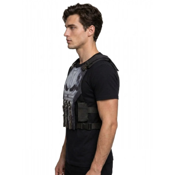 Punisher Tactical Leather Vest Frank Castle Spider-Man 4 Cosplay