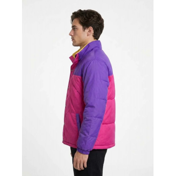 90s Retro Colorblock Windbreaker Vintage Y2K Festival Jacket