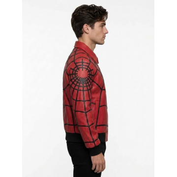 Spider-Man Brand New Day Real Leather Bomber Jacket