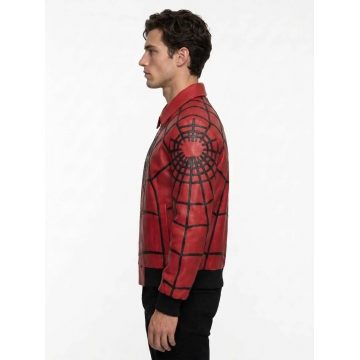 Spider-Man Brand New Day Real Leather Bomber Jacket