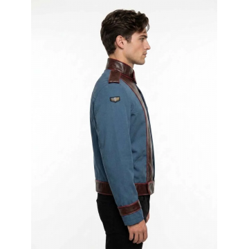 Babylon 5 Earth Alliance Jacket Captain Sheridan Wool Leather