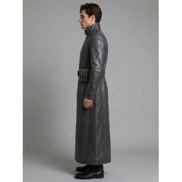Tyrant Trench Coat Resident Evil 2 Black Leather Cosplay