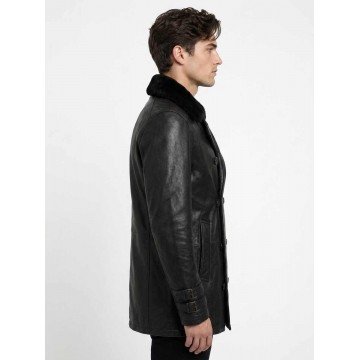 Leon S. Kennedy RE9 Requiem Black Leather Cosplay Jacket