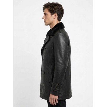 Leon S. Kennedy RE9 Requiem Black Faux Leather Cosplay Jacket