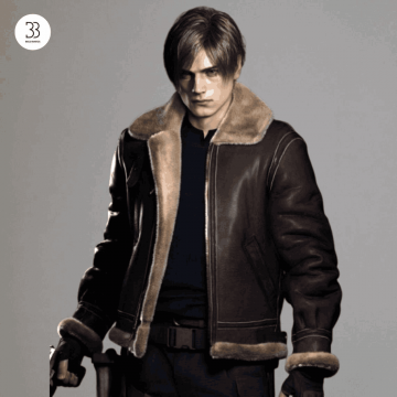 Men's Brown Shearling Leather B3 Bomber Winter Jacket Men's Brown Shearling Leather B3 Bomber Winter Jacket