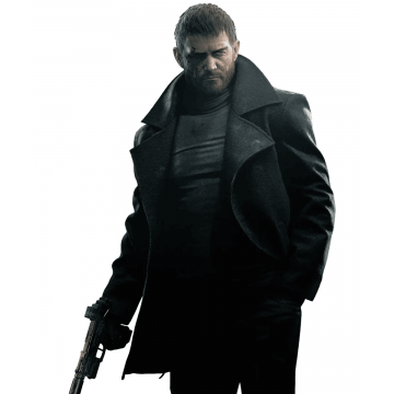 Chris Redfield Resident Evil Village Black Wool Coat