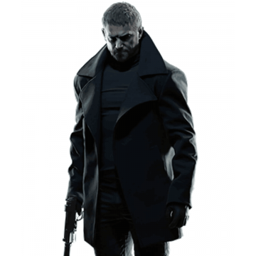 Chris Redfield Resident Evil Village Black Wool Coat