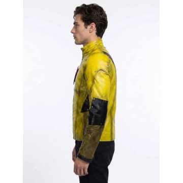 The Reverse Flash Yellow Leather Jacket The Reverse Flash Yellow Leather Jacket