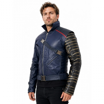 Bucky Barnes Thunderbolts Genuine Leather Jacket