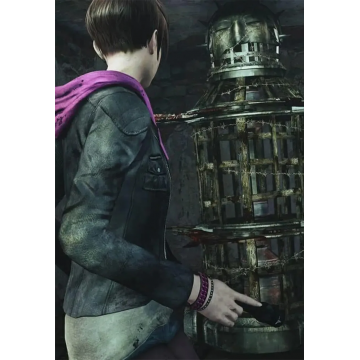 Moira Burton Resident Evil Revelations 2 Black Leather Hooded Jacket