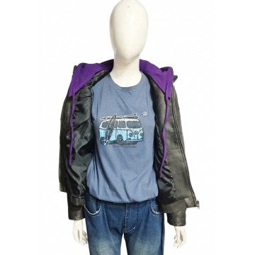 Moira Burton Resident Evil Revelations 2 Black Leather Hooded Jacket