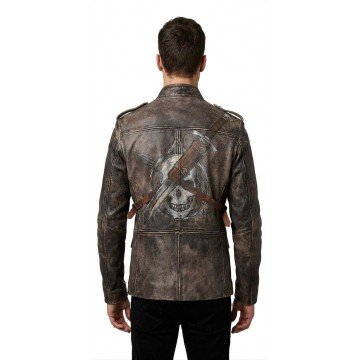 William Levy Resident Evil Final Chapter Brown Leather Jacket