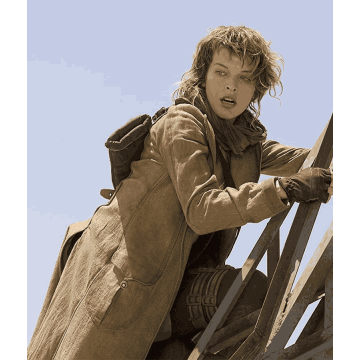 Resident Evil Extinction Alice Brown Duster Coat