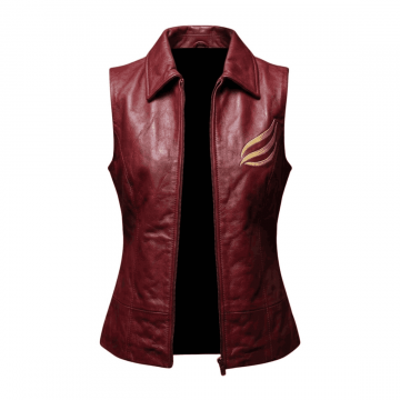 Claire Redfield Red Leather...