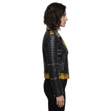 Frankie Stein Monster High 2 Black Studded Leather Jacket