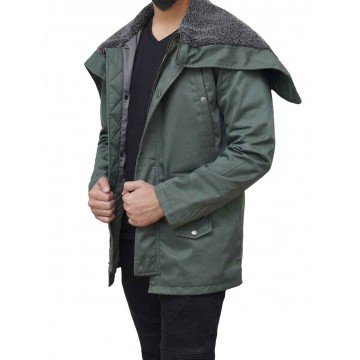 Jacob Turner The Noel Diary Green Hooded Jacket