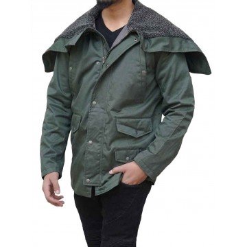 Jacob Turner The Noel Diary Green Hooded Jacket