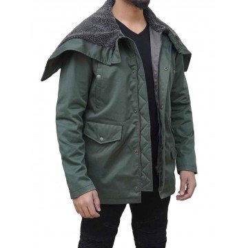 Jacob Turner The Noel Diary Green Hooded Jacket
