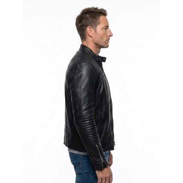 Colter Shaw Tracker 2024 Black Leather Jacket