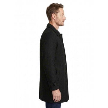 Colter Shaw Tracker S03 Black Wool Coat