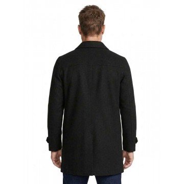 Colter Shaw Tracker S03 Black Wool Coat