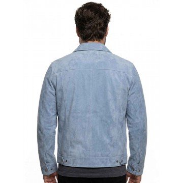 Chris Tungseth American Idol S23 Blue Suede Jacket