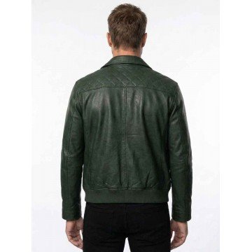 Colter Shaw Tracker S03 Green Leather Jacket