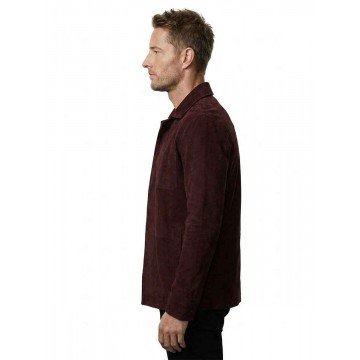 Colter Shaw Tracker S03 Maroon Wool Jacket