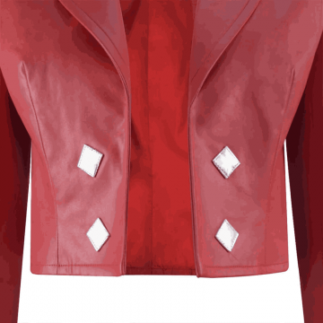 Women's Arcane Vi Style Leather Cosplay Jacket